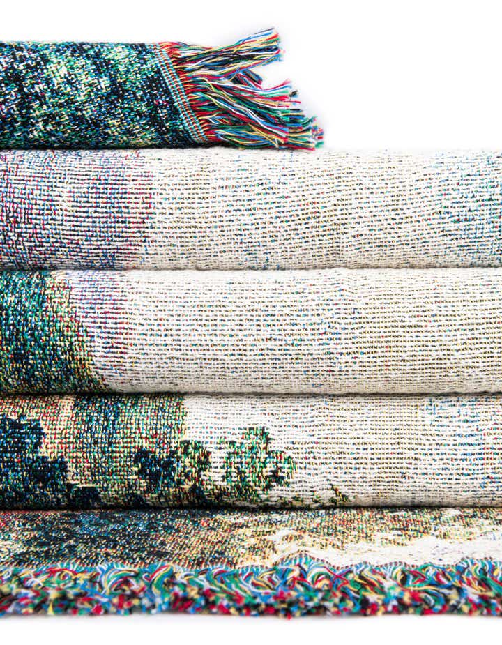 135cm x 185cm Vineyard At Dusk Throw Blanket