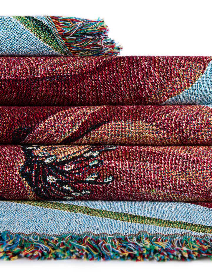 135cm x 185cm Poppy Topple Kuscheldecke