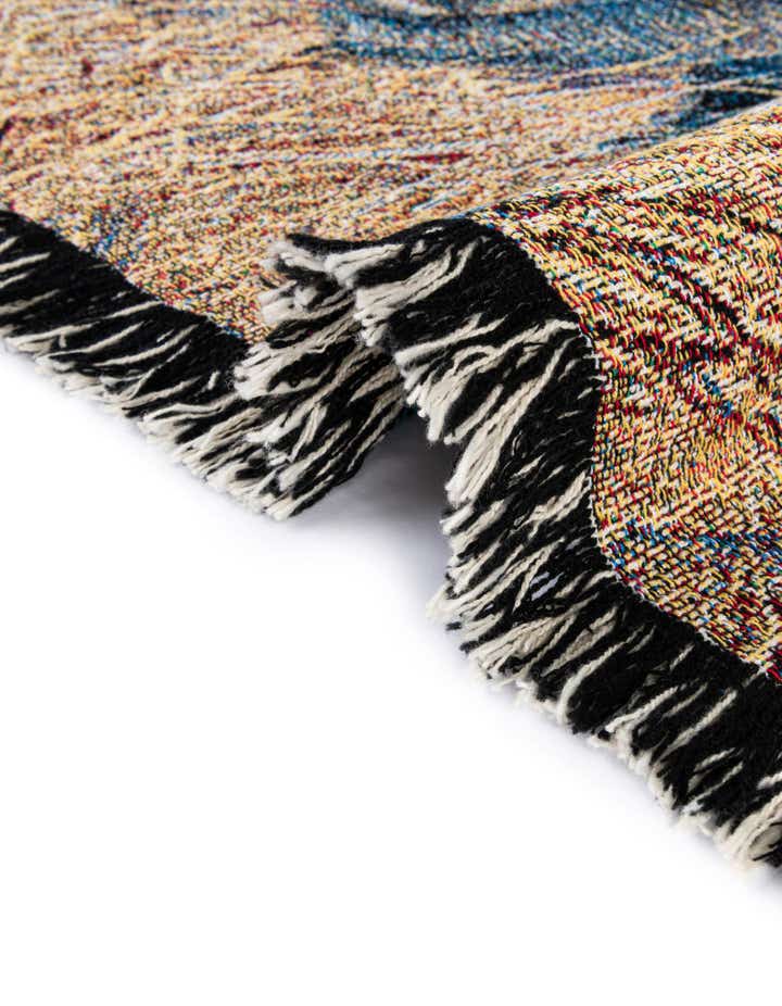 4' 6 x 6' Loving Mother Elephant & Calf Throw Blanket