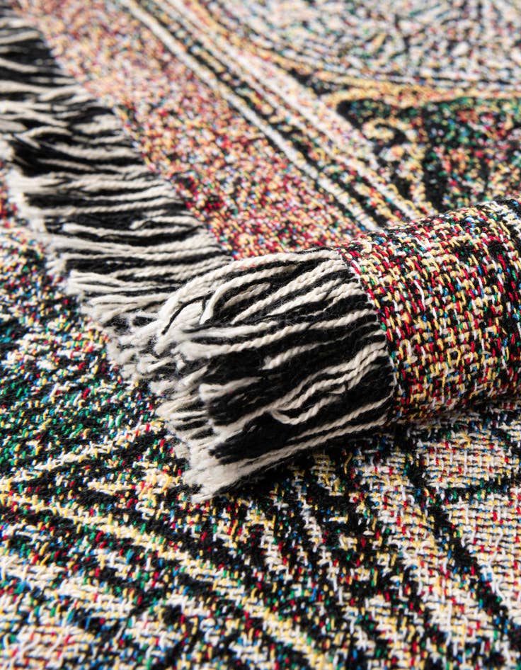 Detail image of 4' 6 x 6' Old World Map Throw Blanket