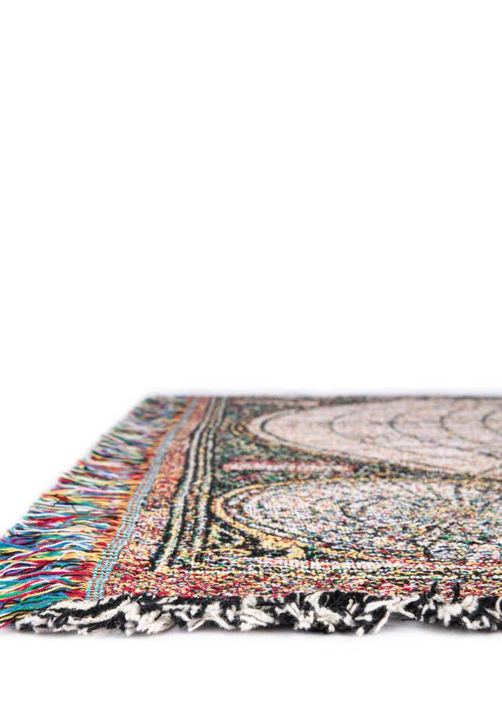 4' 6 x 6' Old World Map Throw Blanket