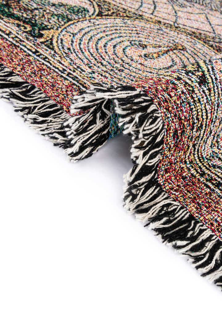 4' 6 x 6' Old World Map Throw Blanket