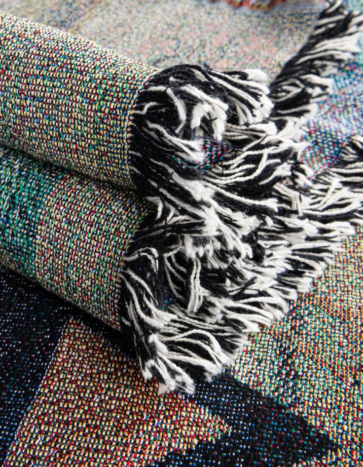 Detail image of 4' 6 x 6' Animals Lodge 1 Throw Blanket