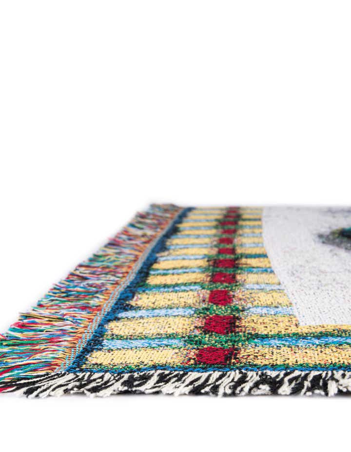 4' 6 x 6' Rooster Trio Throw Blanket