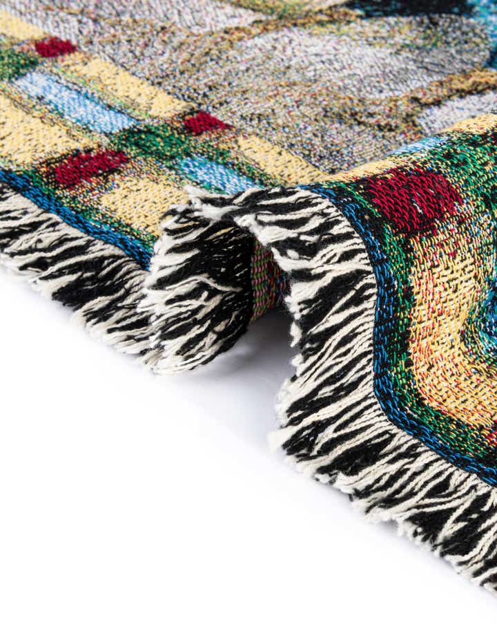 4' 6 x 6' Rooster Trio Throw Blanket