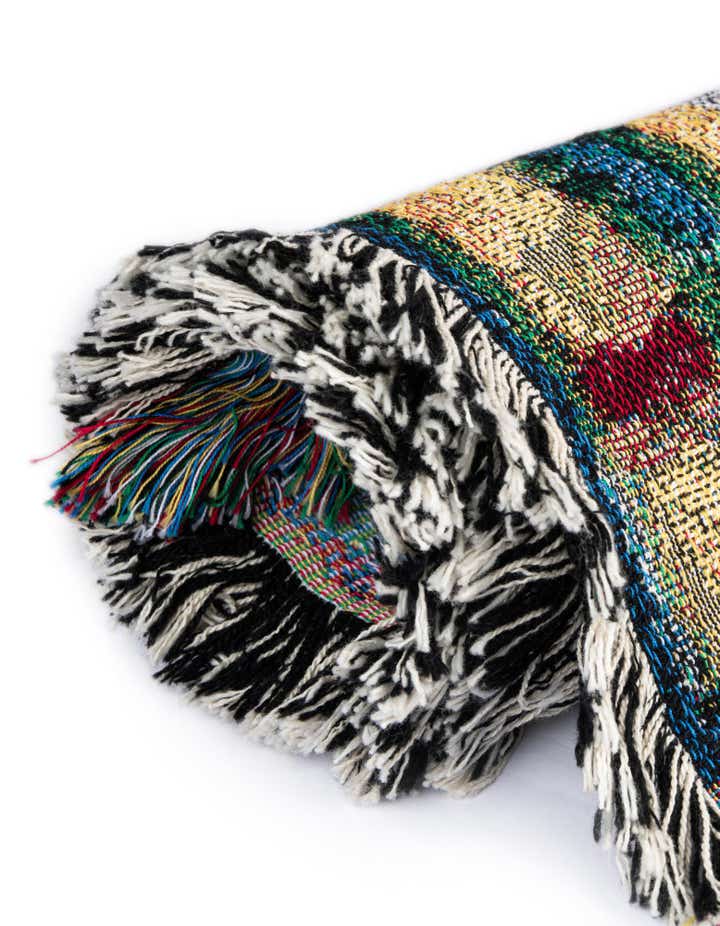 4' 6 x 6' Rooster Trio Throw Blanket