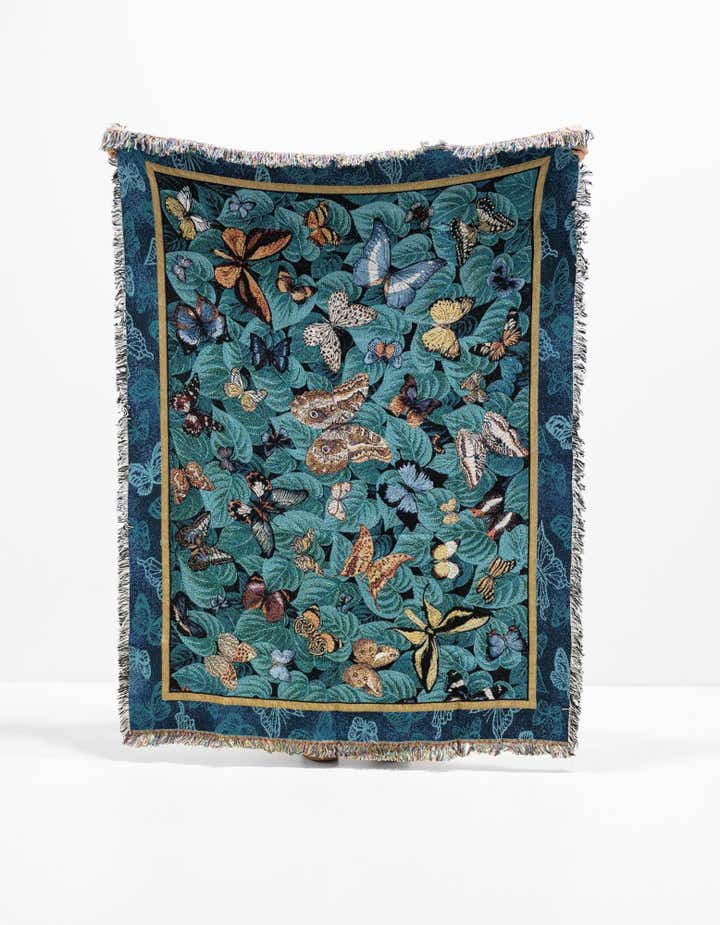 135cm x 185cm Butterfly Dance Kuscheldecke