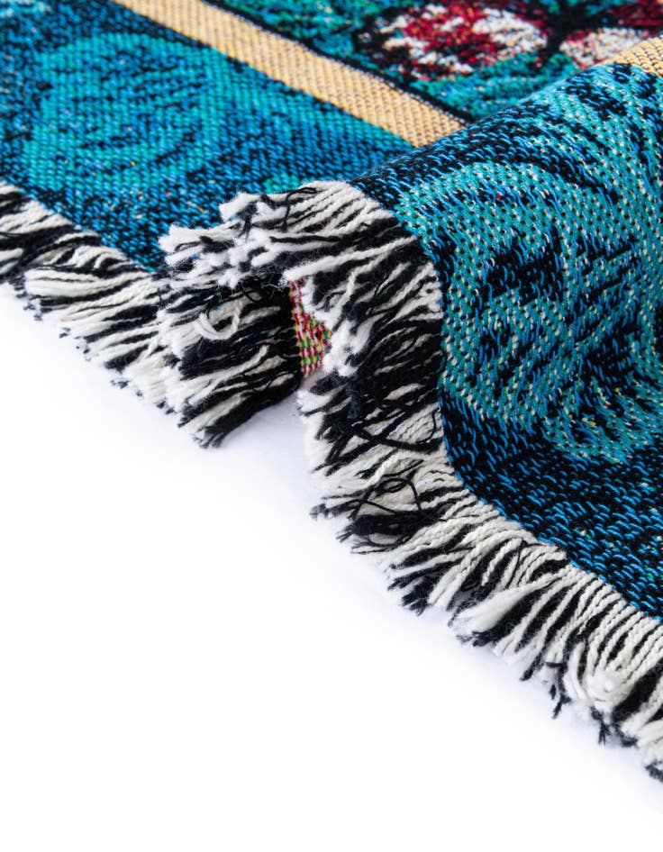 Detail image of 4' 6 x 6' Butterfly Dance Throw Blanket