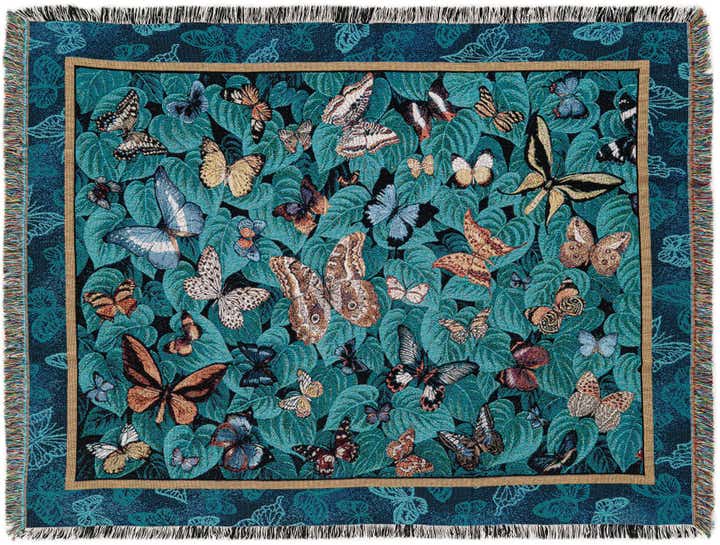 135cm x 185cm Butterfly Dance Kuscheldecke