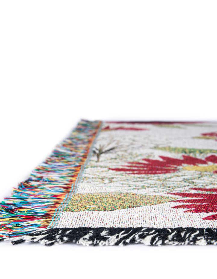 135cm x 185cm Watercolor Pumpkin Throw Blanket