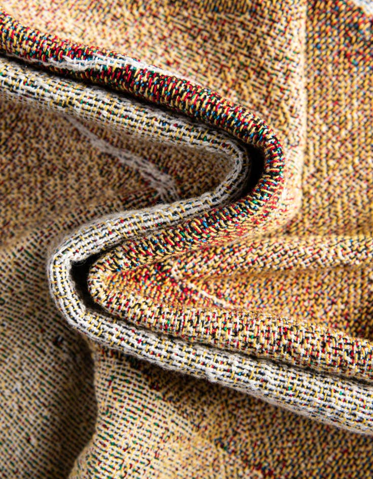 Detail image of 4' 6 x 6' Watercolor Pumpkin Throw Blanket