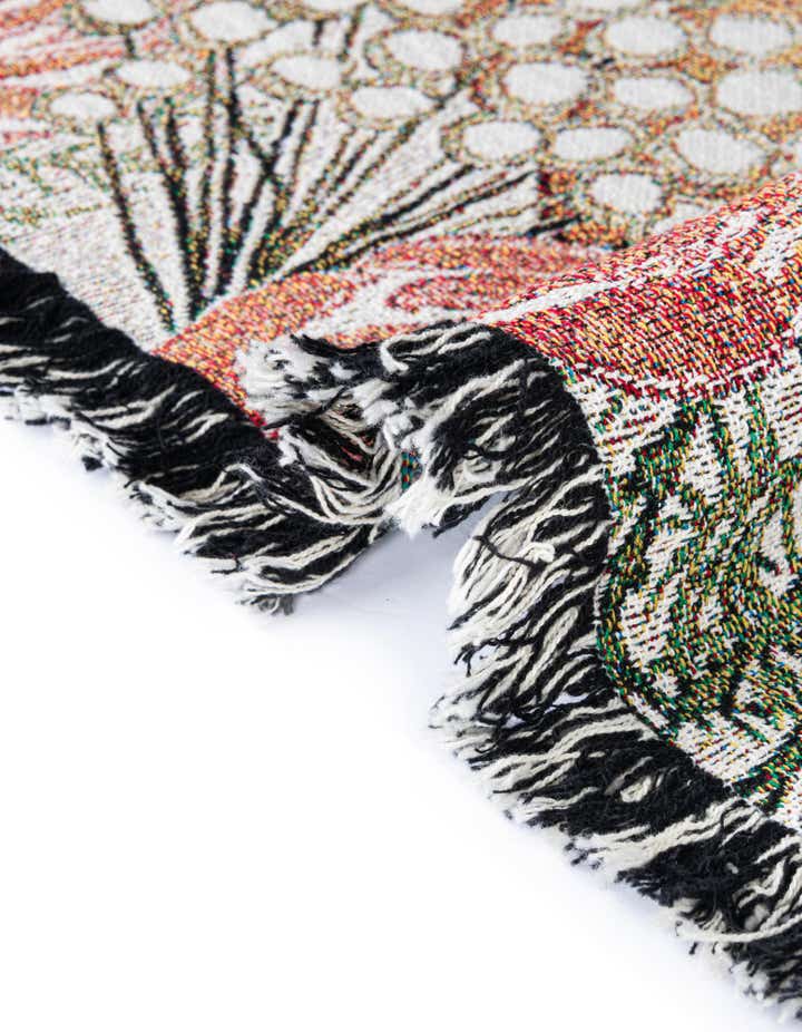 135cm x 185cm Watercolor Pumpkin Throw Blanket