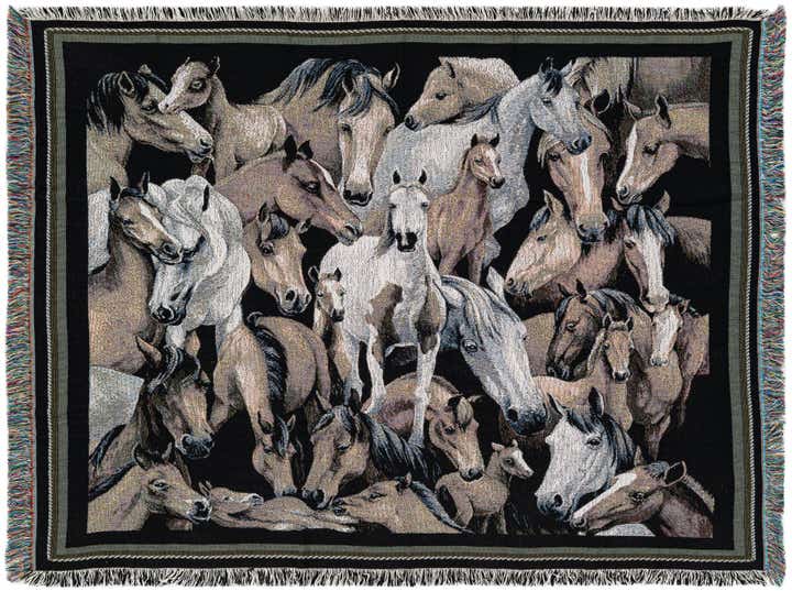 4' 6 x 6' Stampede Throw Blanket
