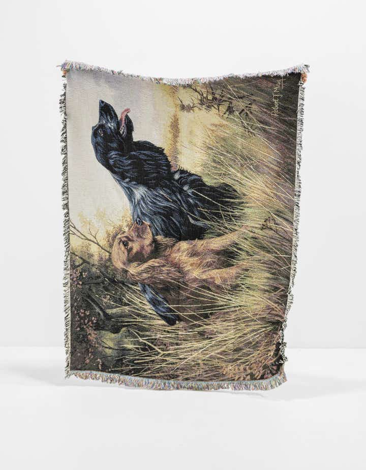135cm x 185cm Cocker Spaniel Throw Blanket