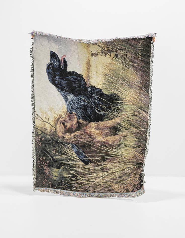 Detail image of 4' 6 x 6' Cocker Spaniel Throw Blanket