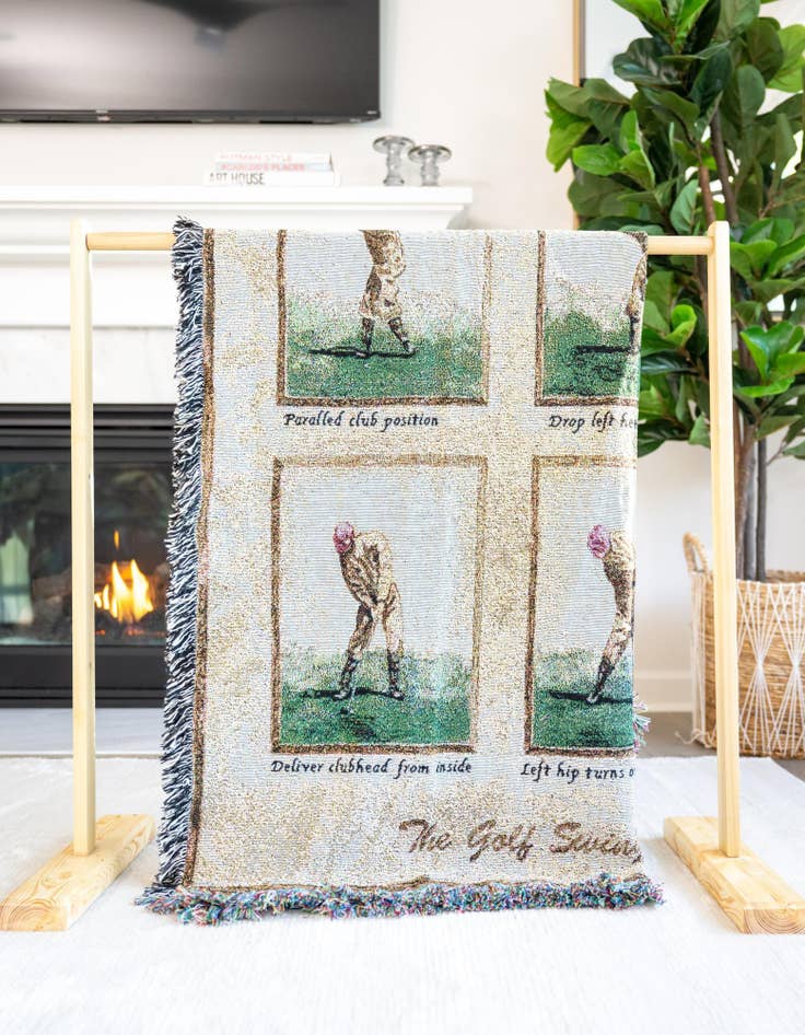 Detail image of 4' 6 x 6' Golf Swing Throw Blanket