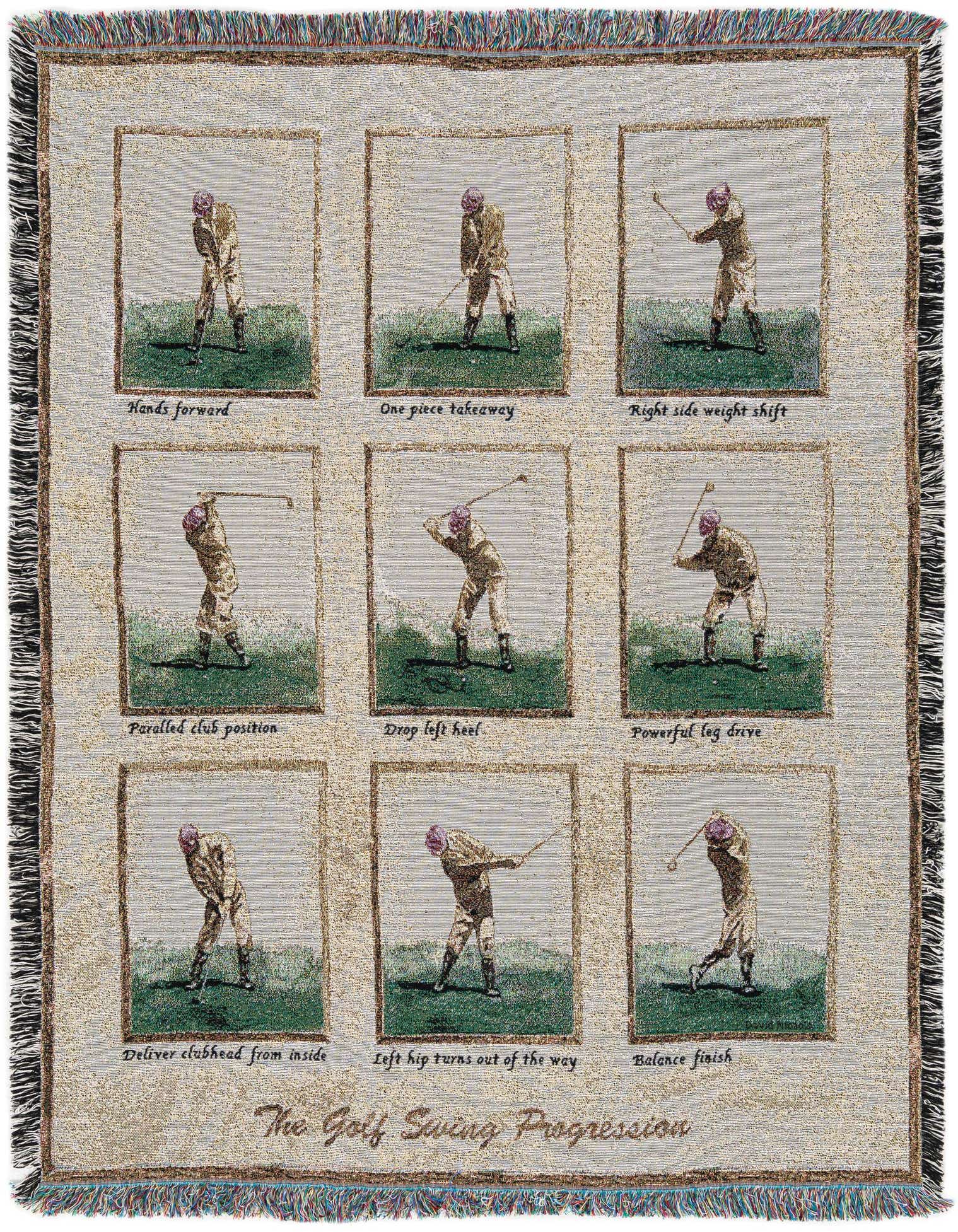 Primary image 4' 6 x 6' Golf Swing Throw Blanket