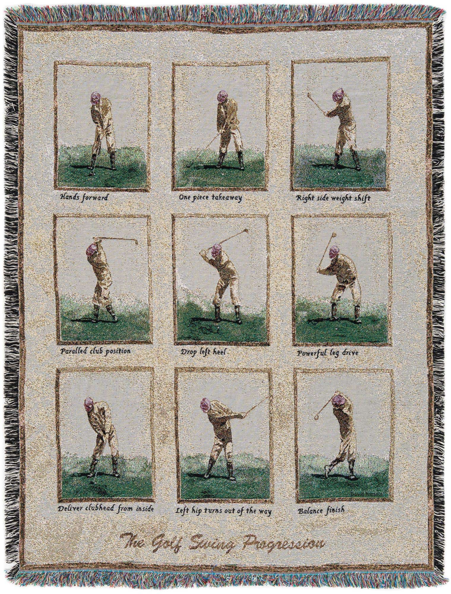 4' 6 x 6' Golf Swing Throw Blanket