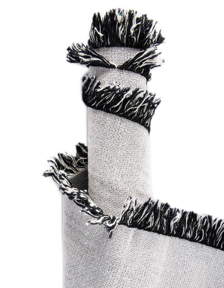 Detail image of 4' 6 x 6' Llama With Glasses Throw Throw Blanket