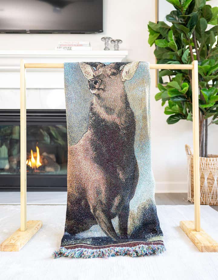 135cm x 185cm Monarch Of The Glen Throw Blanket