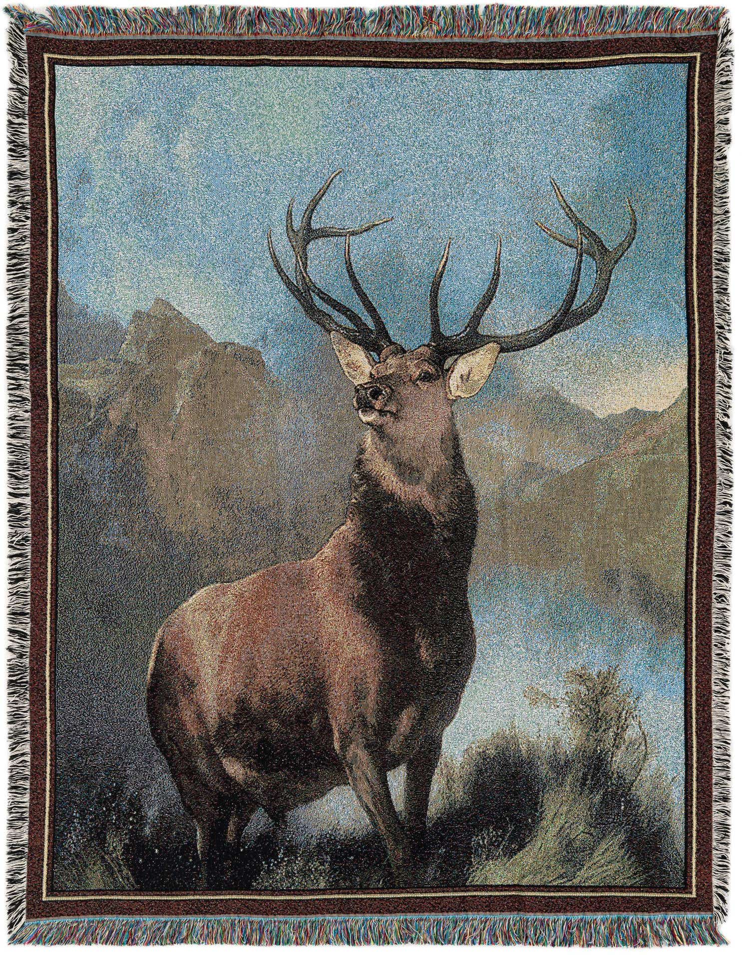 Primary image 4' 6 x 6' Monarch Of The Glen Throw Blanket