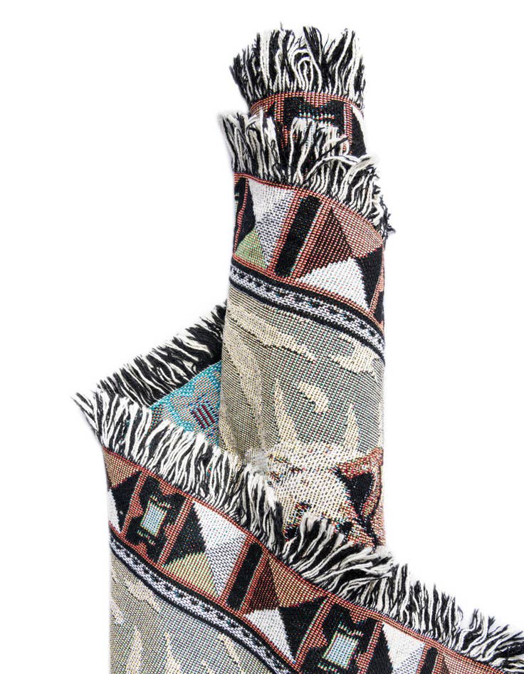 Detail image of 4' 6 x 6' Big Cats Throw Blanket