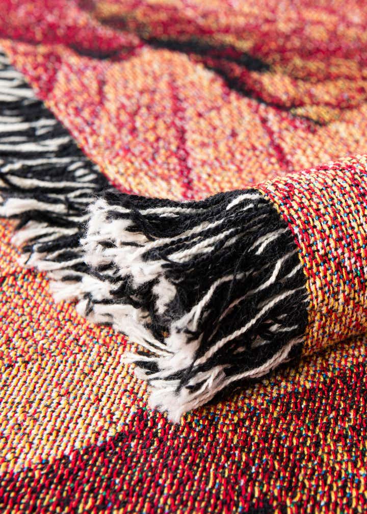 4' 6 x 6' Fallen Leaves Throw Blanket