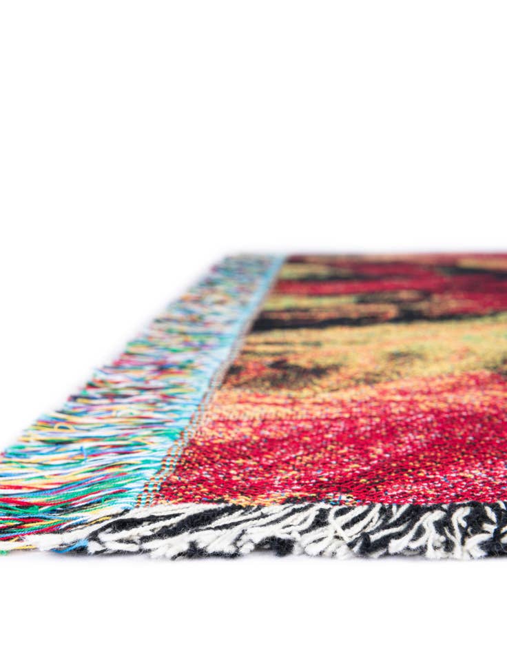 Detail image of 4' 6 x 6' Fallen Leaves Throw Blanket