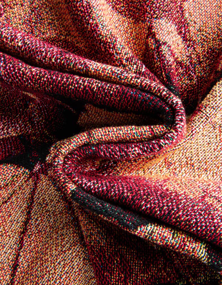 Detail image of 4' 6 x 6' Fallen Leaves Throw Blanket