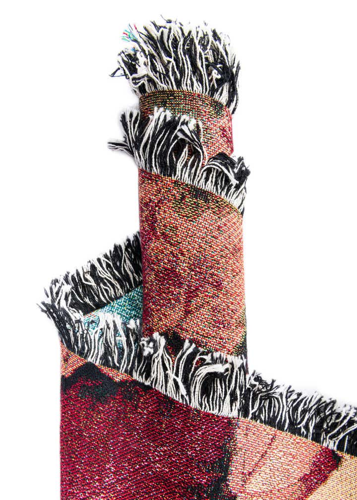 135cm x 185cm Fallen Leaves Plaid