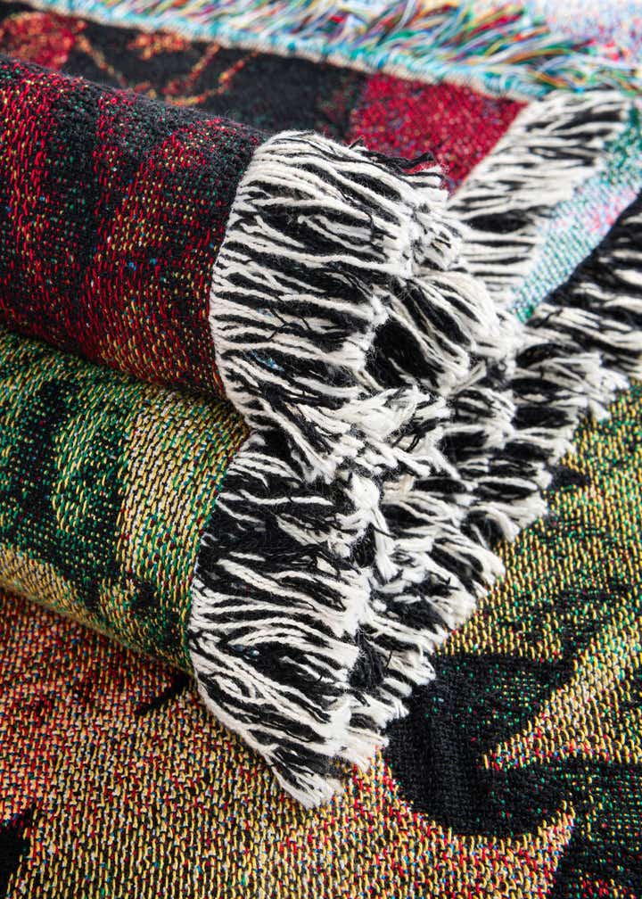 4' 6 x 6' Fallen Leaves Throw Blanket