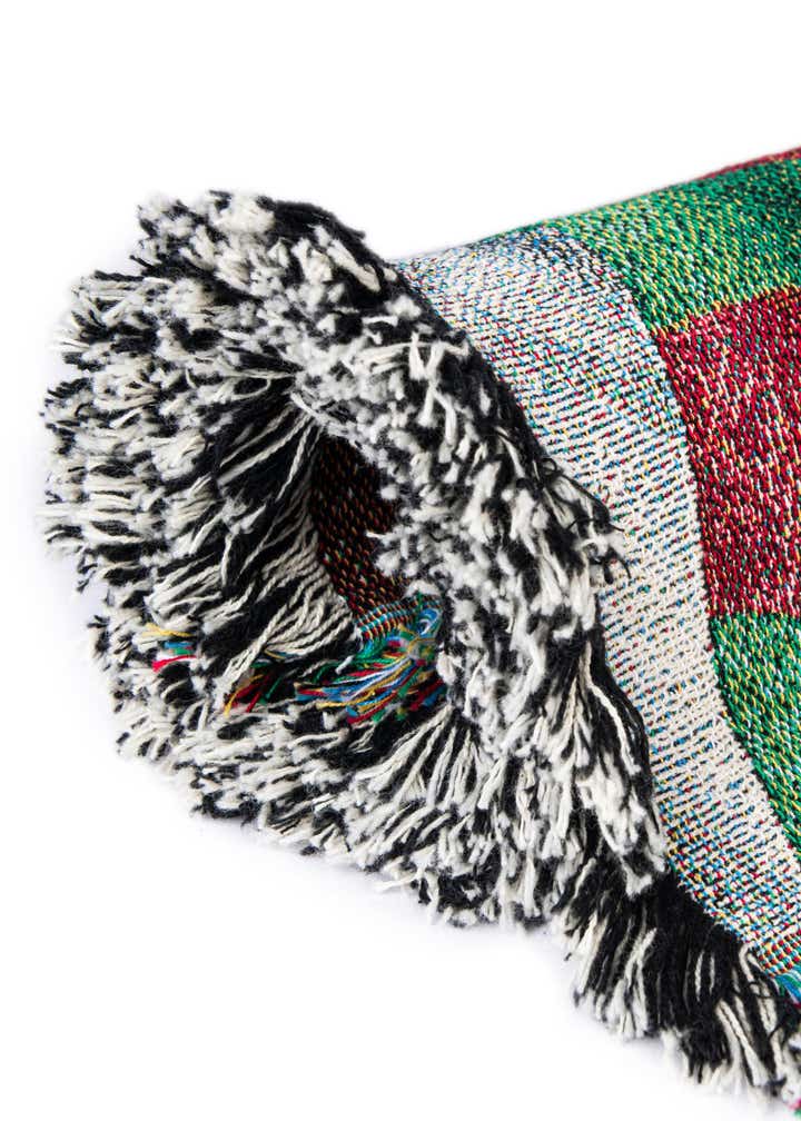 4' 6 x 6' Deer and Snowman Throw Blanket