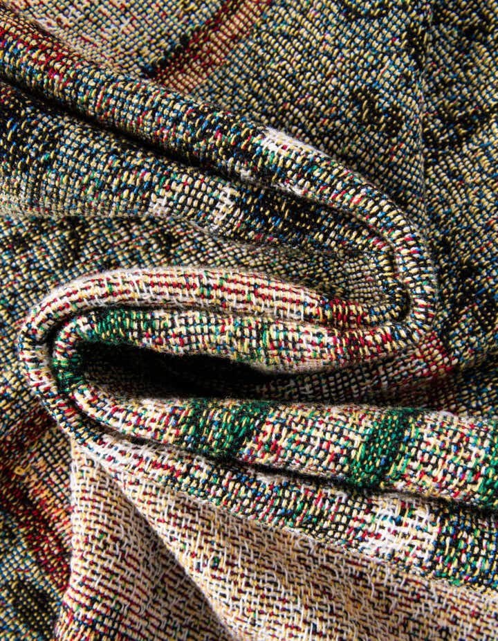 135cm x 185cm Garden Maze Throw Blanket