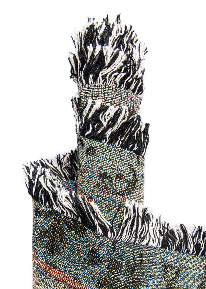 4' 6 x 6' Garden Maze Throw Blanket