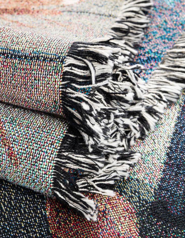 Detail image of 4' 6 x 6' Animals Lodge 3 Throw Blanket