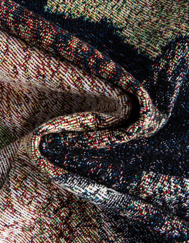 Detail image of 4' 6 x 6' Buffalo Lodge Throw Blanket