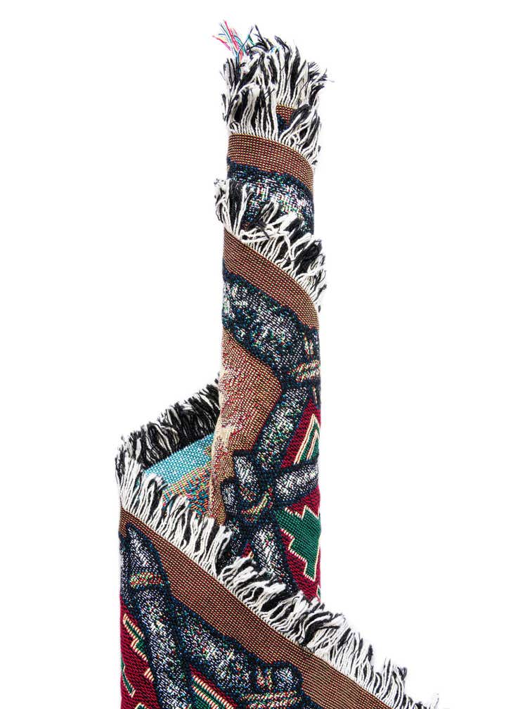135cm x 185cm Buffalo Lodge Throw Blanket