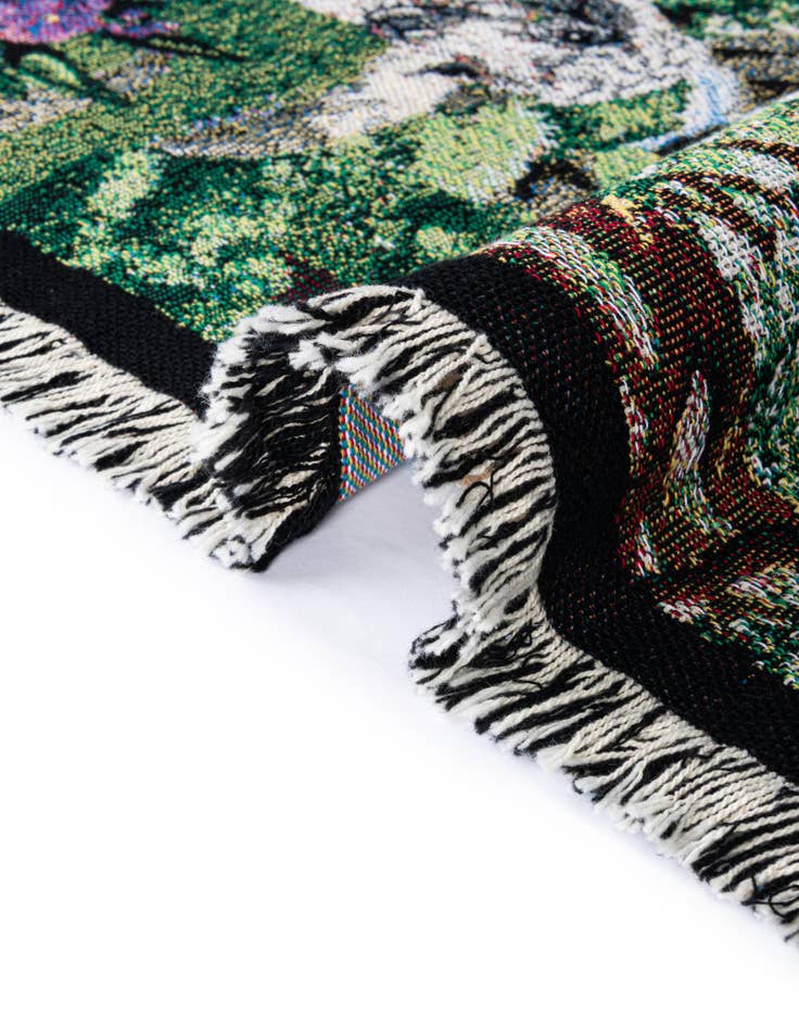 Detail image of 4' 6 x 6' Psalm 23 Image Throw Blanket