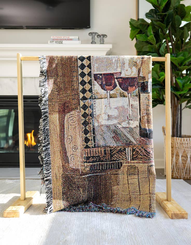 Detail image of 4' 6 x 6' Perfect Vintage II Throw Blanket