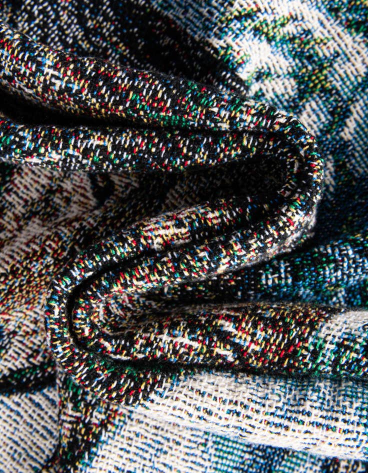 Detail image of 4' 6 x 6' Wolf Lodge Throw Blanket