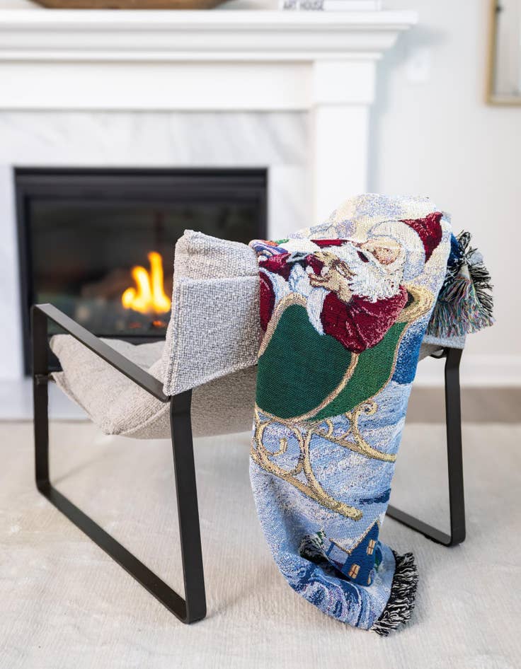 Detail image of 4' 6 x 6' Christmas Magic Throw Blanket