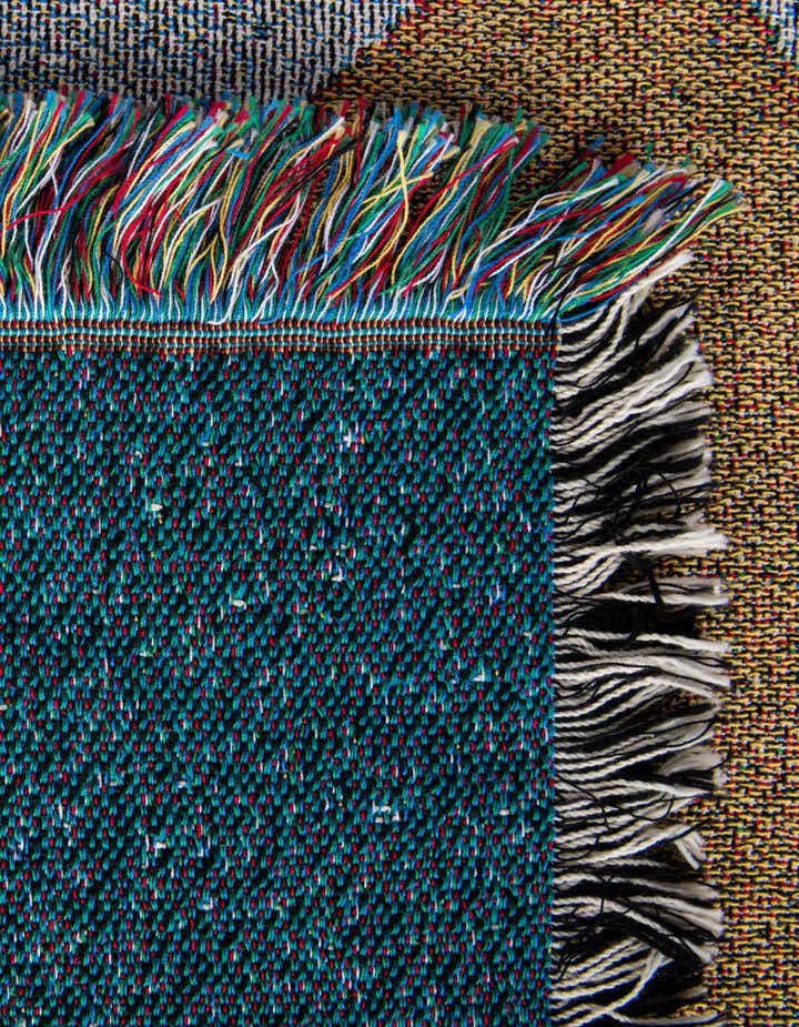 4' 6 x 6' 70's Sunset Throw Blanket