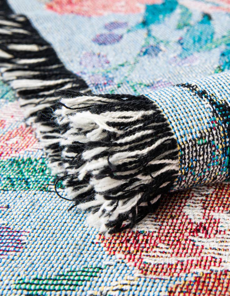 Detail image of 4' 6 x 6' Floral-Pink Bloom Throw Blanket