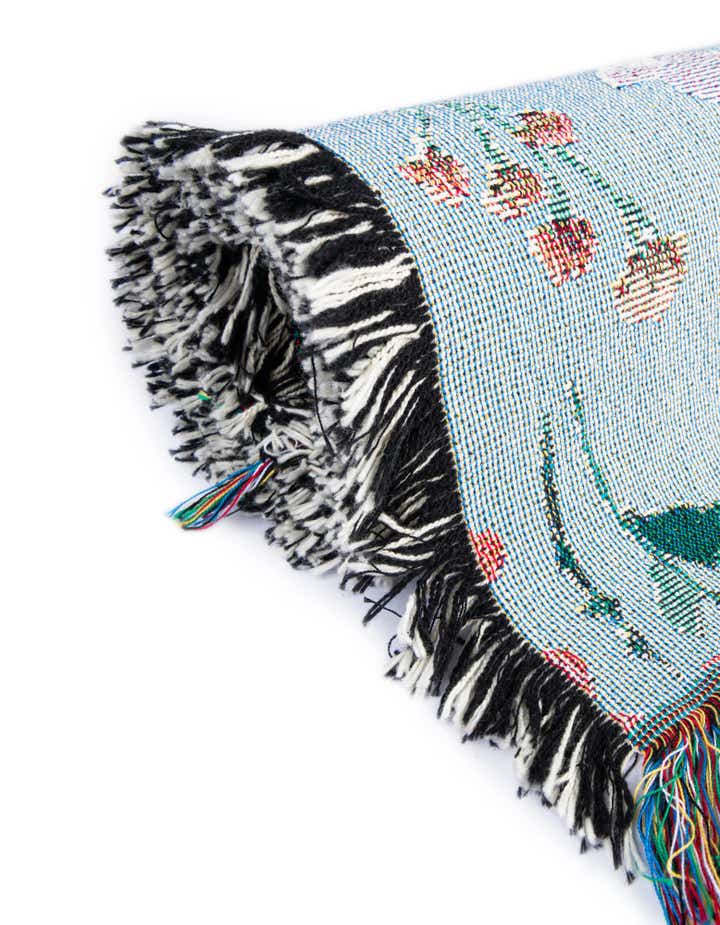 135cm x 185cm Floral-Pink Bloom Throw Blanket