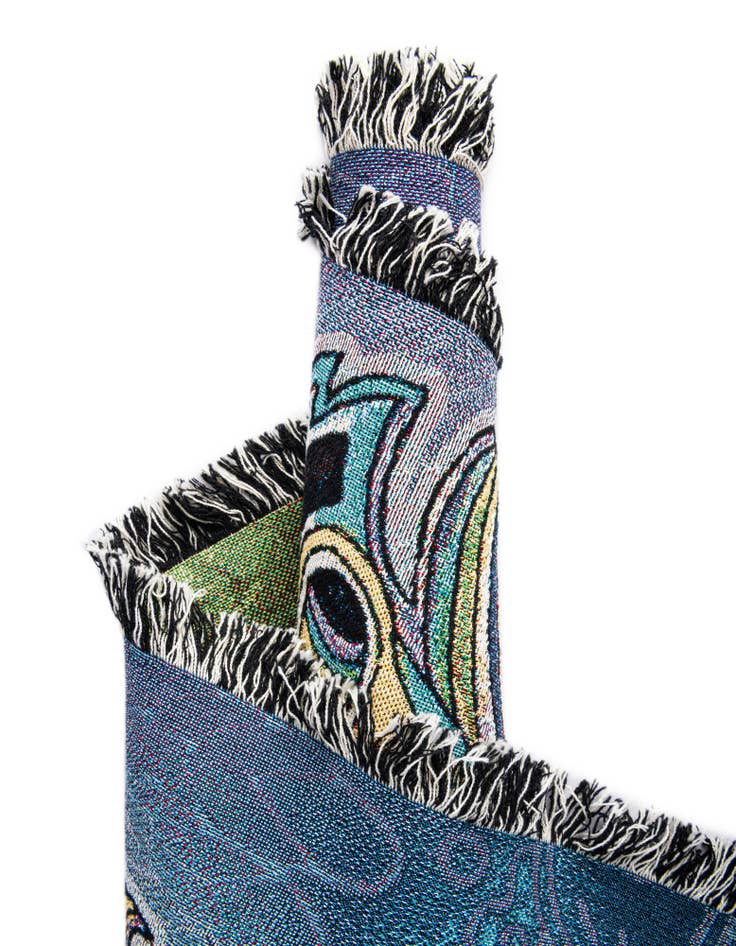 Detail image of 4' 6 x 6' Unicorn Joopy Throw Blanket