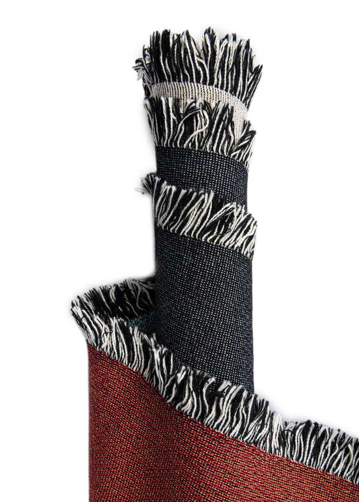 4' 6 x 6' Fork and Plate Throw Blanket