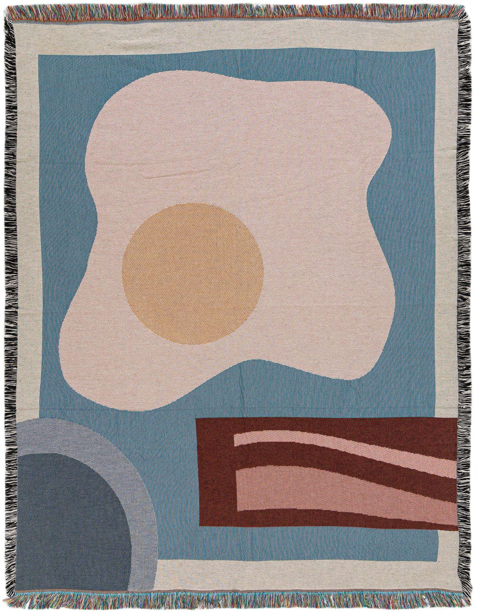 4' 6 x 6' Plate Throw Blanket