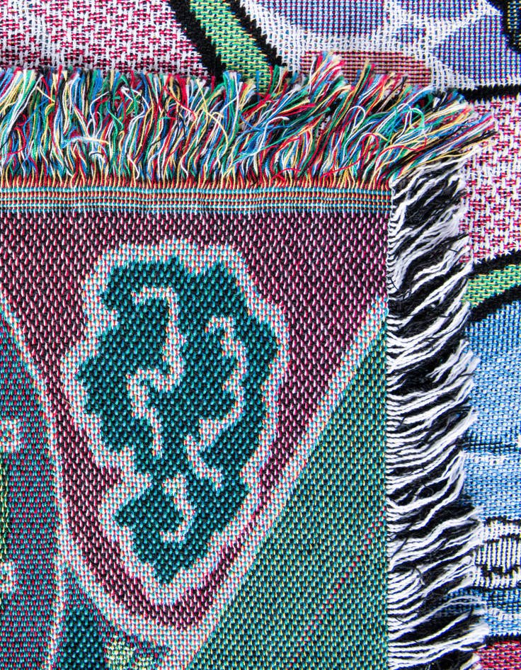 Detail image of 4' 6 x 6' Road Play Mat Pink Throw Blanket