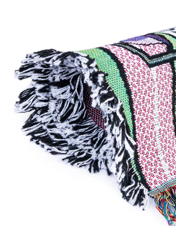 Detail image of 4' 6 x 6' Road Play Mat Pink Throw Blanket