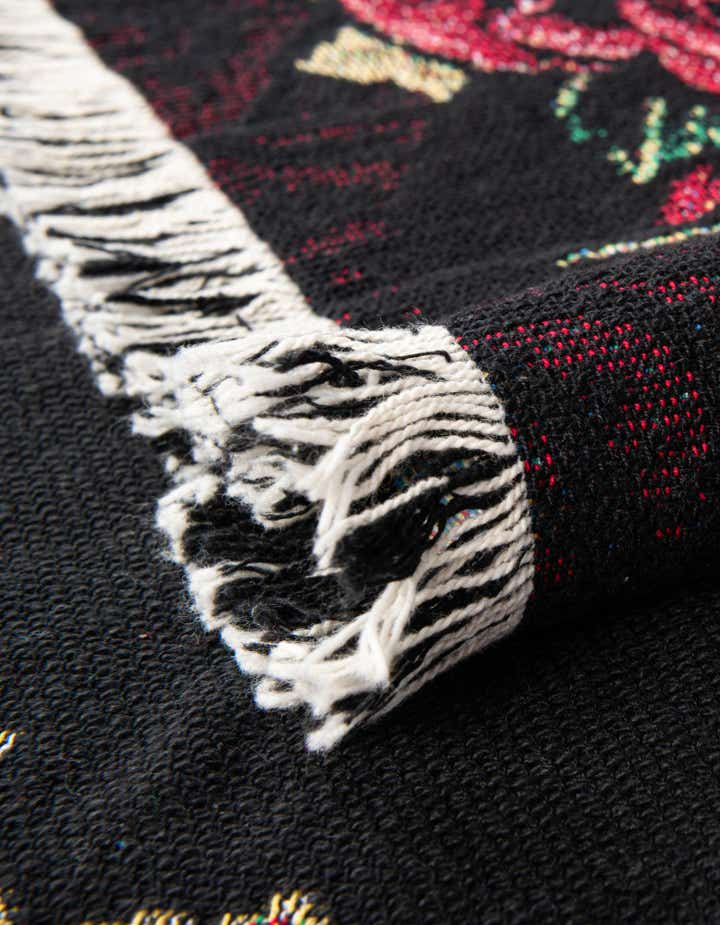 4' 6 x 6' Day of the Dead Throw Blanket